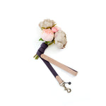 Mungo & Maud Luxury Dog & Cat Outfitters Baseball Cotton Suede Dog Lead Beige Grey