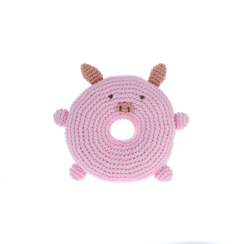 Donut-Piglet Dog Toy