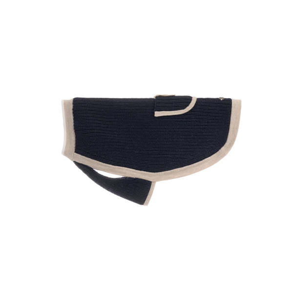 Mungo & Maud Luxury Dog & Cat Outfitters Archer Merino Dog Pullover Dark Blue