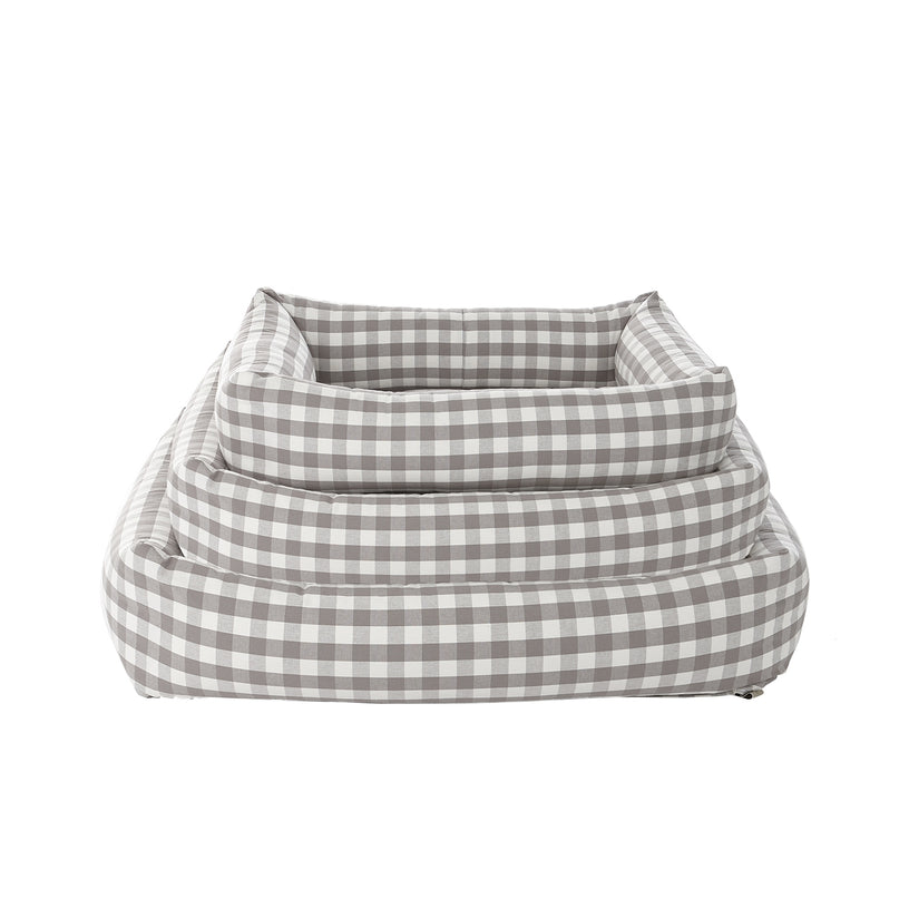 Bolster Dog Bed — Vichy