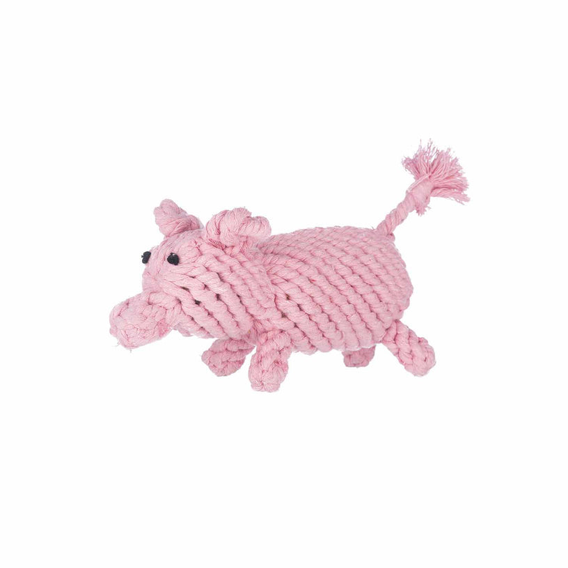 Pig Rope Dog Toy